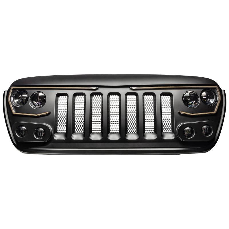 2018-2025 Wrangler JL JT VECTOR Series Full LED Grille | Dirty Garage