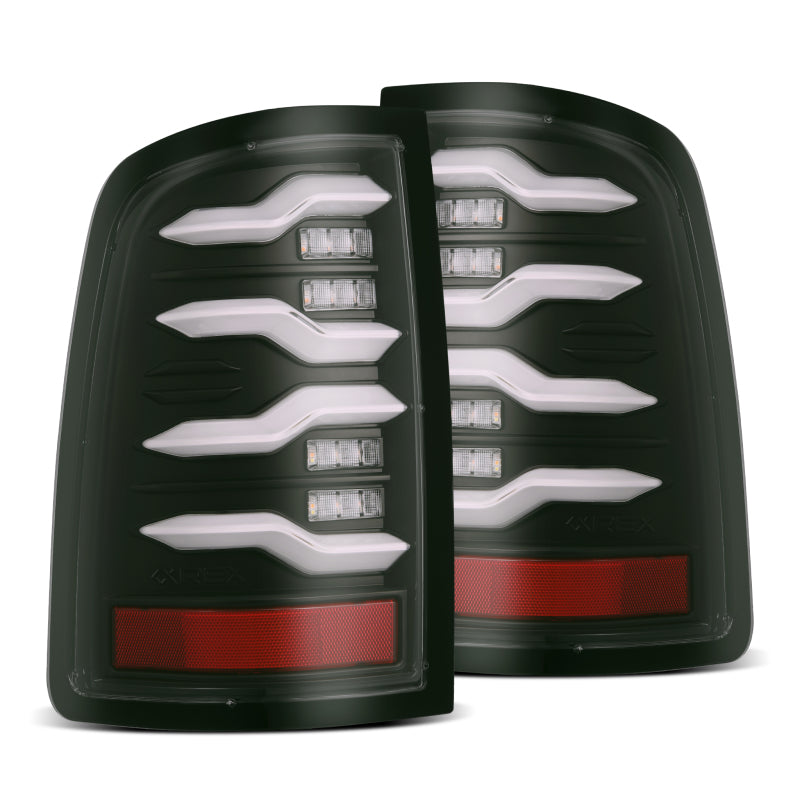 2009-2018 Ram HD Luxx-Series LED Tail Lights Black Activation Light Sequential Signal | Dirty Garage