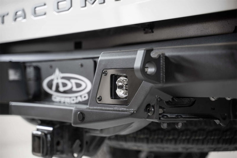 2016-2019 Tacoma Stealth Fighter Rear Bumper w/ Backup Sensor Cutouts - View 4 | Dirty Garage