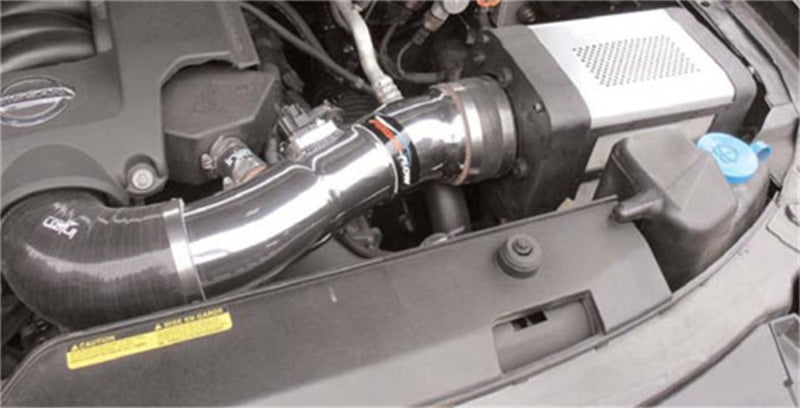 2004-2012 Nissan V8 5.6L Power-Flow Polished Power Box Air Intake System - View 5 | Dirty Garage