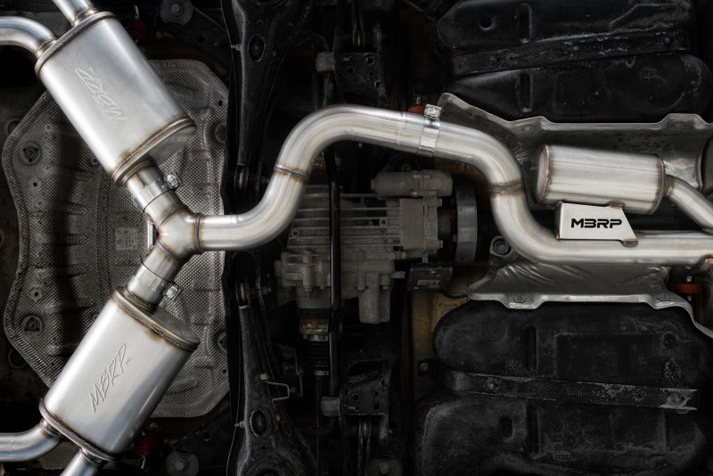 2015-2018 Audi S3 3" Quad Split Rear Exit Exhaust with Carbon Fiber Tips - View 2 | Dirty Garage