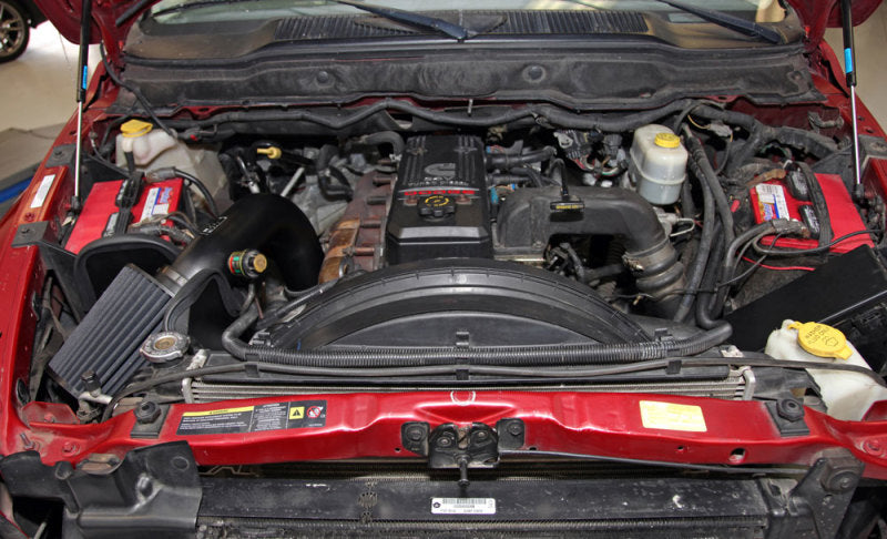 2003-2007 Ram Pickup 2500/3500 5.9L DSL Black Performance Intake Kit - View 12 | Dirty Garage