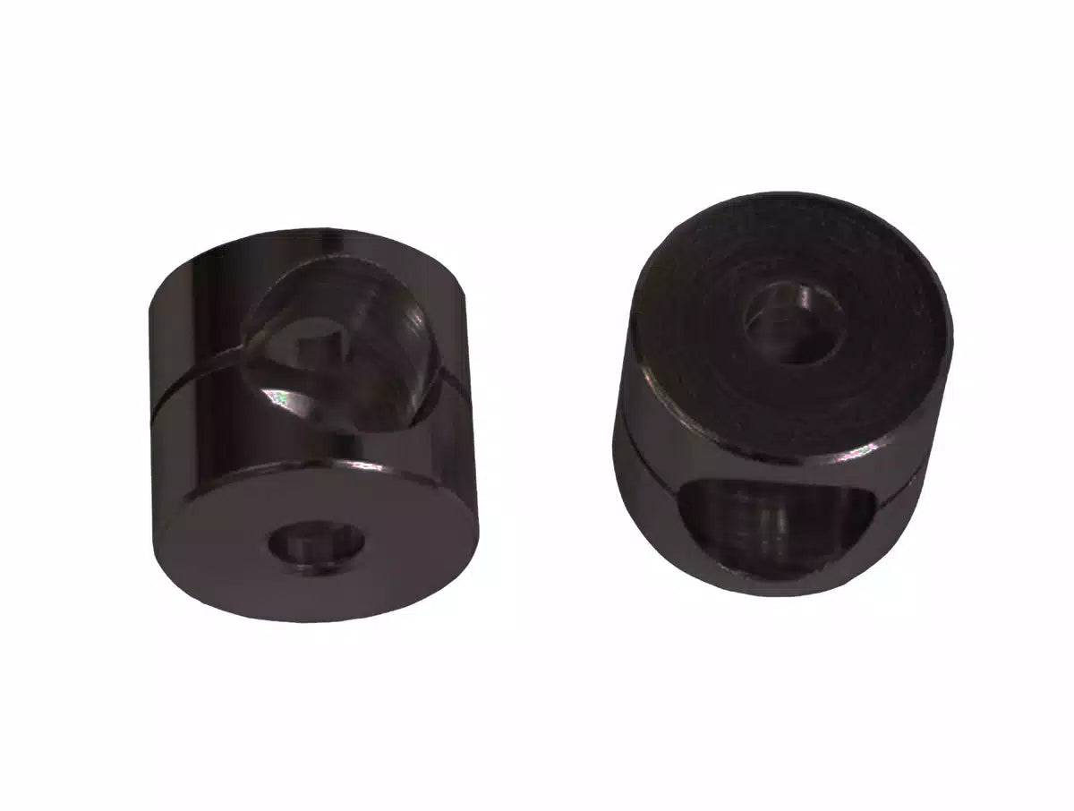1955-1986 Jeep CJ Black Mirror Arm Bushings (11029.03)