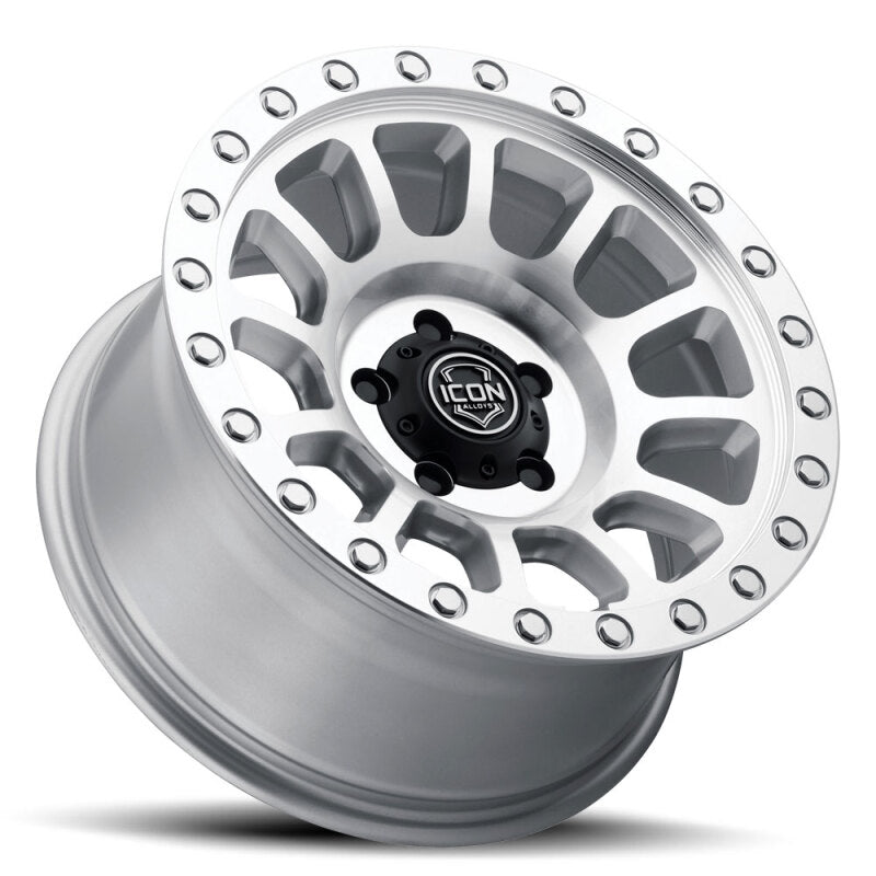 ICON Hulse 18x9 5x150 25mm Offset 6in BS Silver Machined - View 3 | Dirty Garage