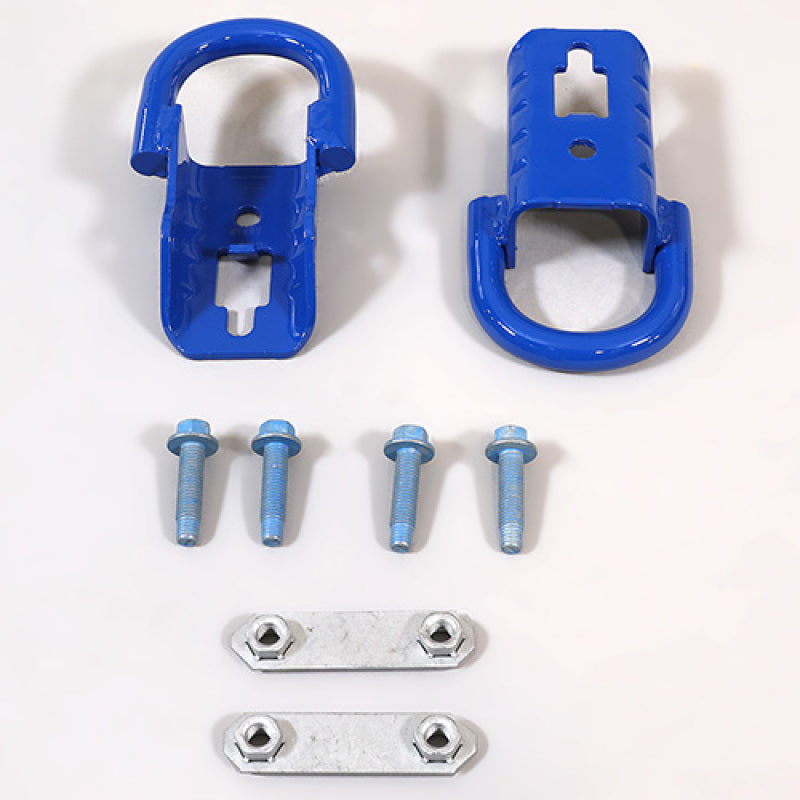 2015-2022 F-150 Tow Hooks - Blue - View 8 | Dirty Garage