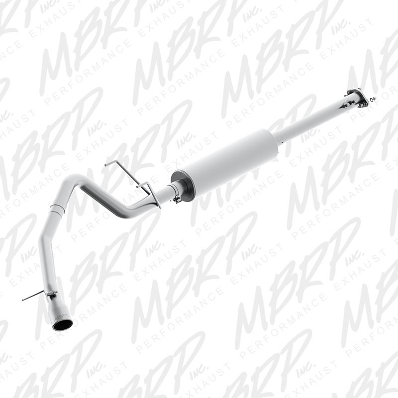 2001-2005 Tacoma 2.5" Cat Back Single Side Exit Alum Exhaust System - View 3 | Dirty Garage