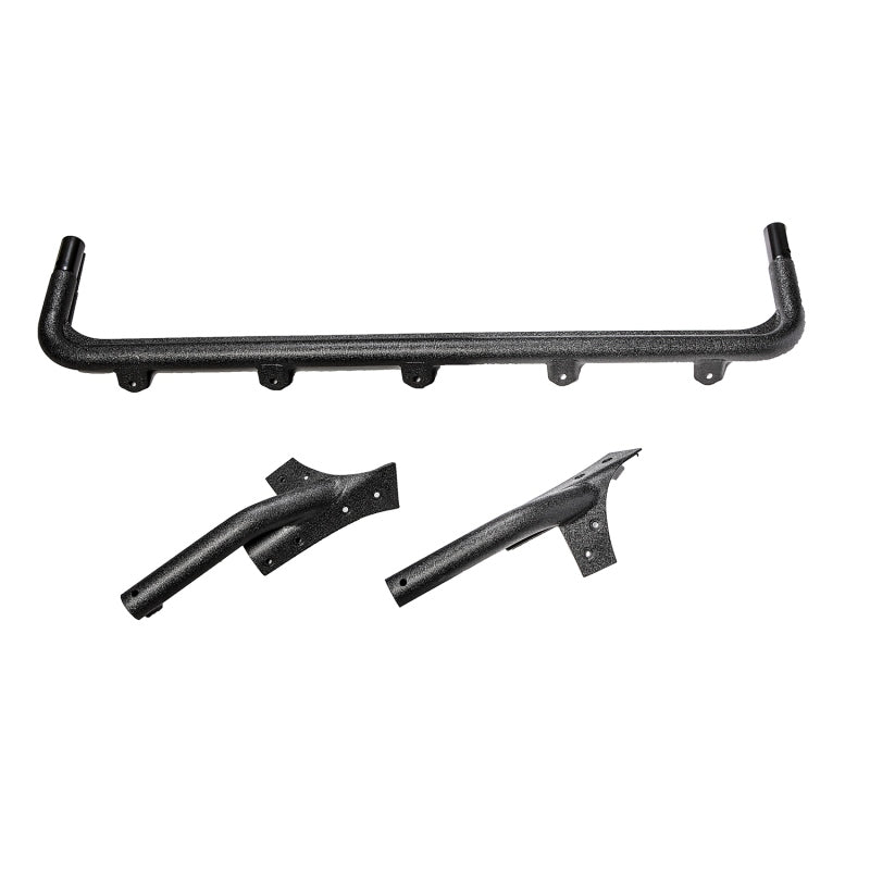 Rugged Ridge 07-18 Jeep Wrangler JK Textured Black Windshield Mount Light Bar | Dirty Garage