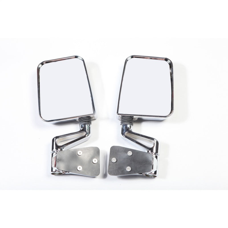 Rugged Ridge 87-02 Jeep Wrangler YJ/TJ Chrome Dual Focus Door Mirror Kit | Dirty Garage