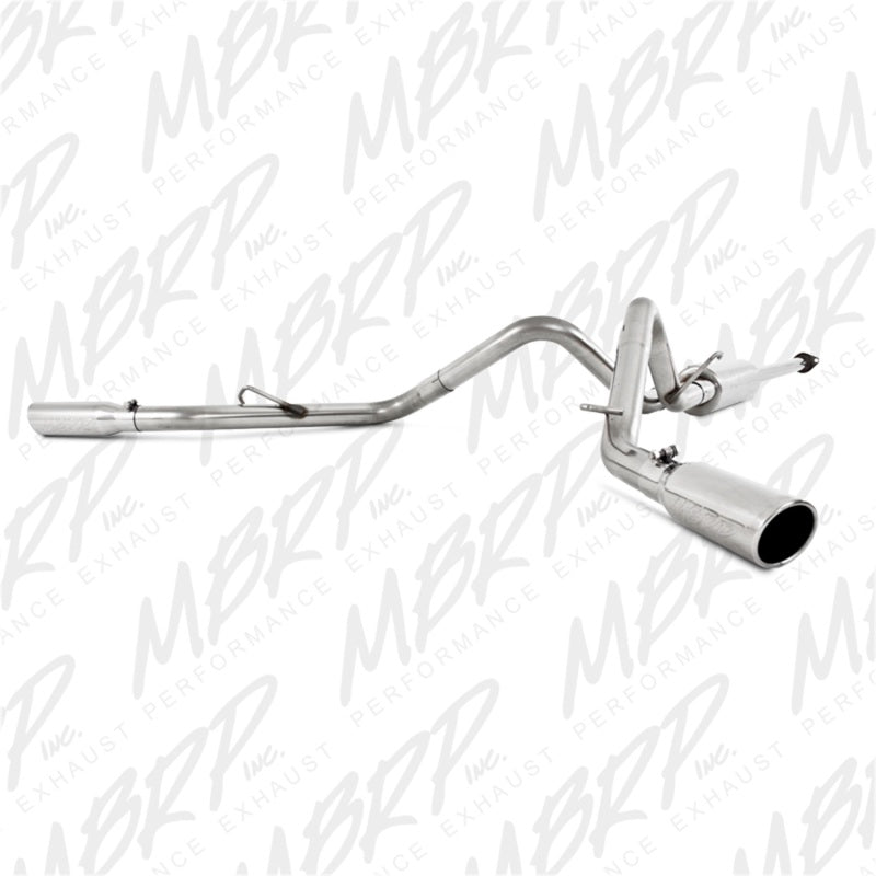 2005-2013 Tacoma 4.0L EC CC Dual Split Side T409 Cat Back Exhaust - View 3 | Dirty Garage