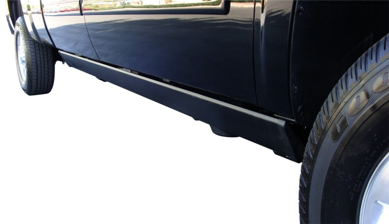 2011-2014 GM HD PowerStep Black Powered Running Boards - View 2 | Dirty Garage