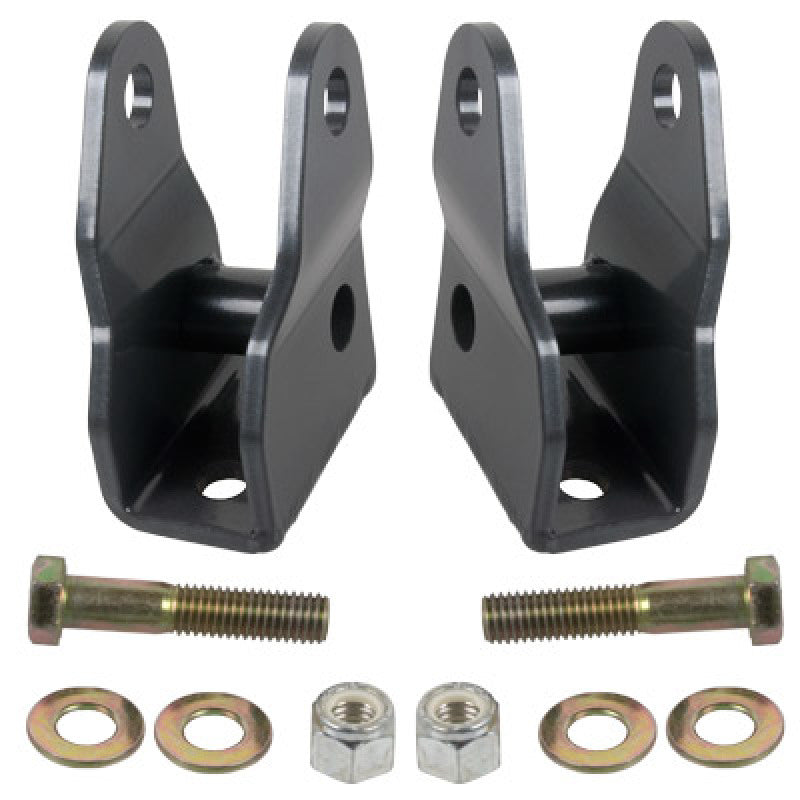 Synergy 07-18 JeepWrangler JK/JKU Front Lower Shock Extension Brackets - View 2 | Dirty Garage
