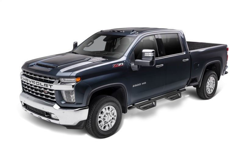 2019-2022 GM 1500 Crew Cab Black 3" Cab Length Podium Steps - View 3 | Dirty Garage