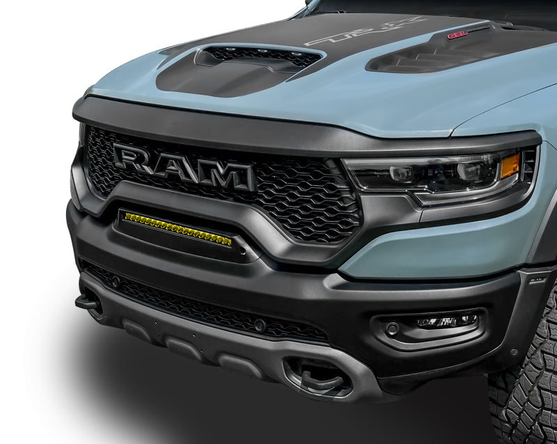 2019-2022 Ram Rebel TRX Front Bumper Flush LED Light Bar System Yellow - View 7 | Dirty Garage