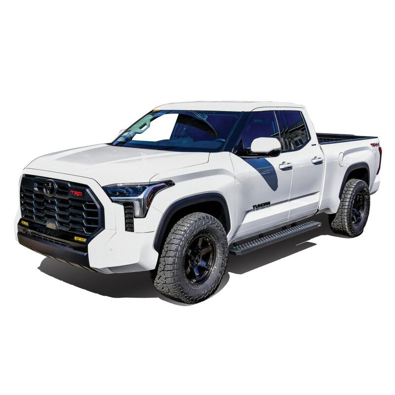 Universal 79" Black Grate Steps Running Boards - View 3 | Dirty Garage