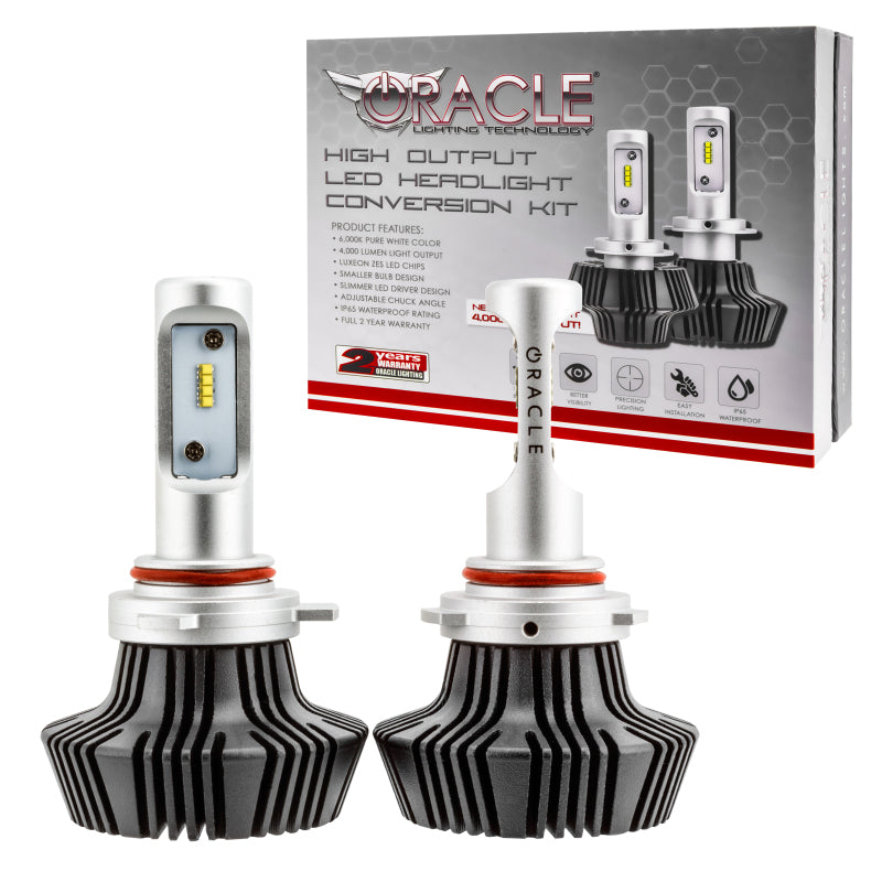 Universal 9012 4000 Lumen LED Headlight Bulbs 6000K Pair | Dirty Garage