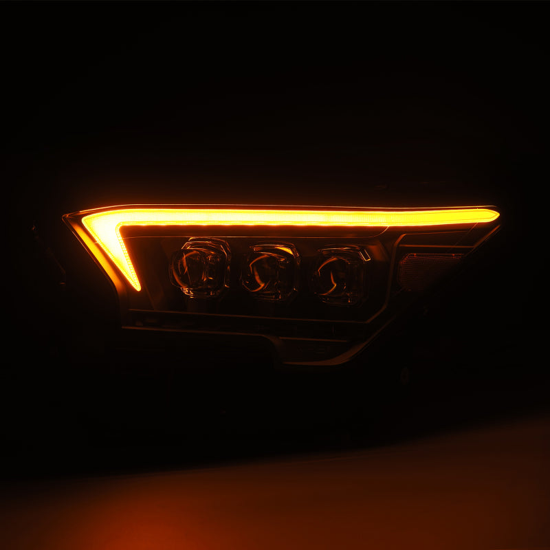 2024-2025 Tacoma Nova-Series LED Projector Black Headlights Active Light Sequential Signal DRL - View 4 | Dirty Garage