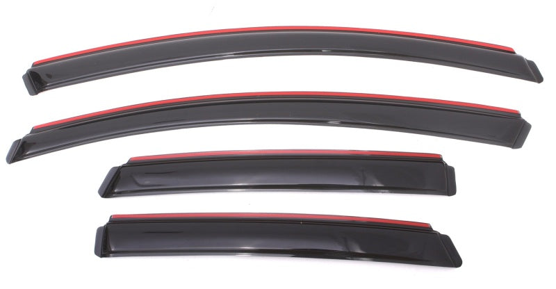 2012-2017 Verano Ventvisor Front Rear Window Deflectors Smoke 4-Piece - View 2 | Dirty Garage