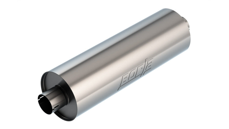Borla Specialty Muffler 3in Center In/Out 7.75in Dia. 24in Body 29in OAL Touring Notched | Dirty Garage