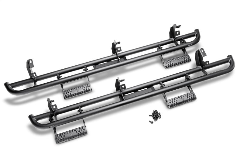 2019-2022 GM 1500 Crew Cab Textured Black 1.75" Cab Length RKR Step System | Dirty Garage