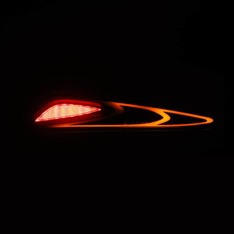 2020-2024 Supra Luxx-Series FT-1 Style LED Tail Lights Black - View 8 | Dirty Garage