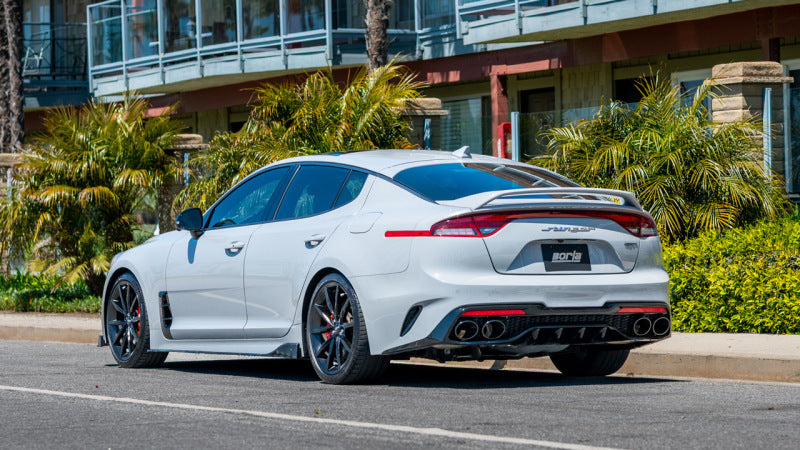 Borla 22-23 Kia Stinger 3.3L V6 Turbo 2.25in Pipe Dia Dual Split Rear Exit S-Type Cat-Back Exhaust - View 4 | Dirty Garage