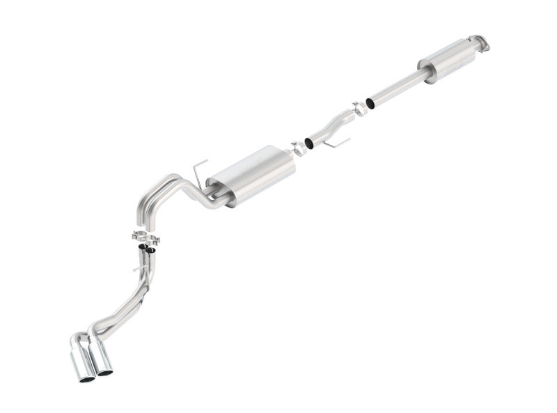Borla 15-16 Ford F-150 3.5L EcoBoost Ext. Cab Std. Bed Catback Exhaust Touring Truck Side Exit - View 4 | Dirty Garage