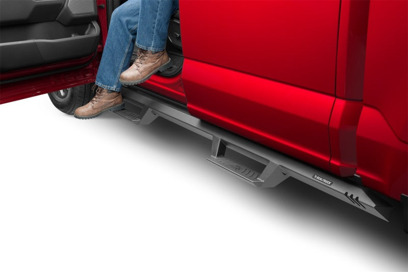 2015-2019 F-150 / Super Duty Super Crew Textured Black Cab length EPYX Steps - View 4 | Dirty Garage