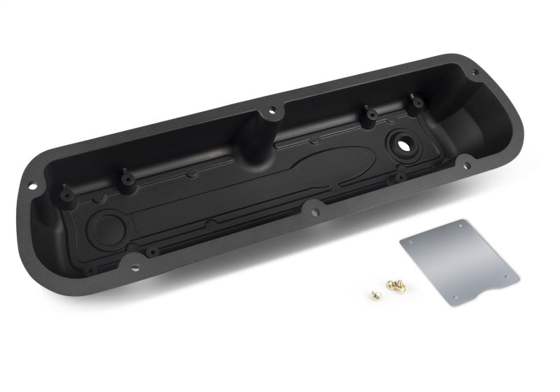 Universal Logo Die-Cast Black Valve Covers - View 9 | Dirty Garage