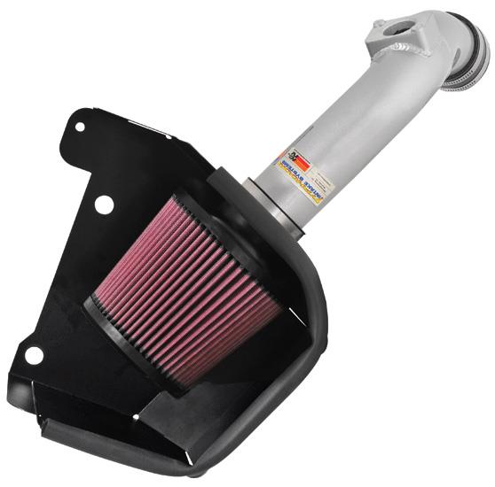 Universal 07 Lancer L4-2.0L Silver Typhoon Short Ram Intake - View 2 | Dirty Garage