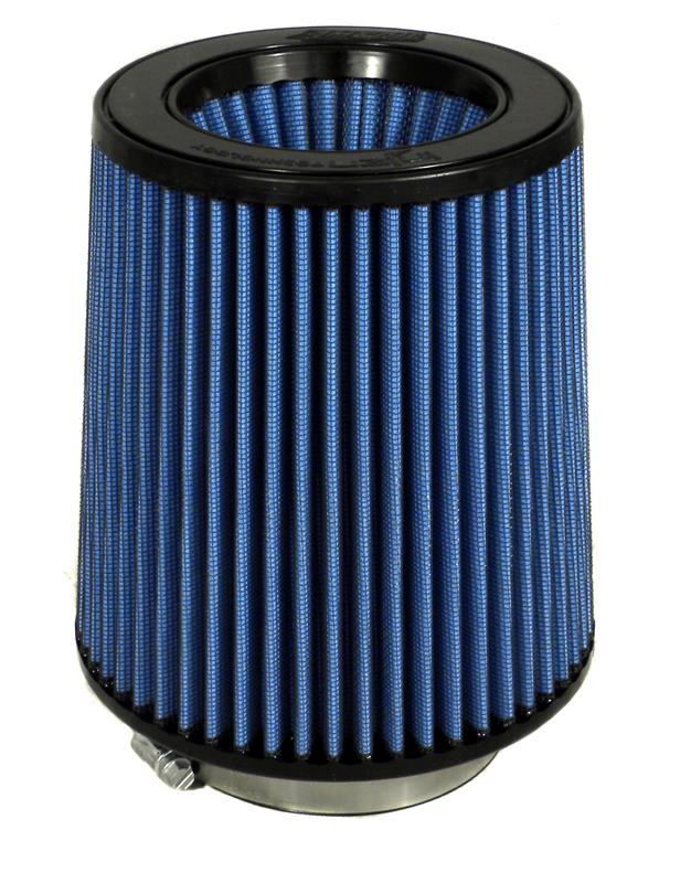 Universal Nanofiber Dry Air Filter 4" Flange 6.5" Base 7" Tall 5.375" Top - View 2 | Dirty Garage
