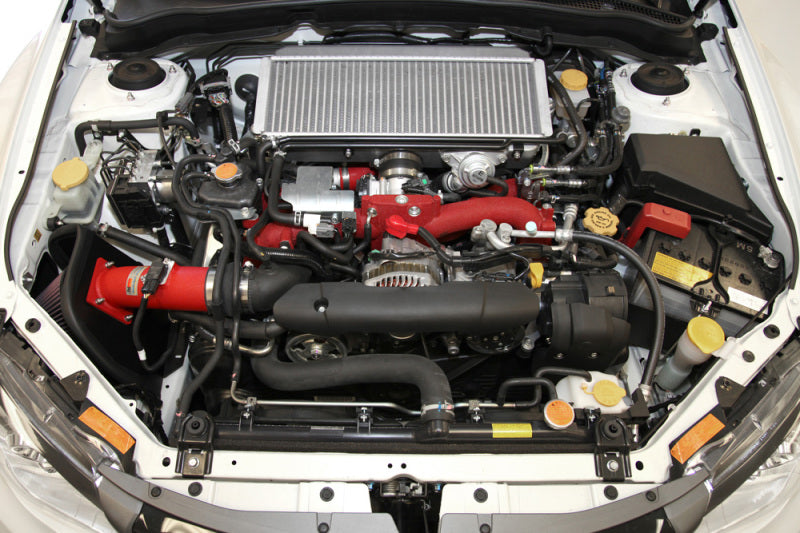 2008-2011 WRX/STi 2.5L H4 Red Typhoon Short Ram Intake - View 5 | Dirty Garage