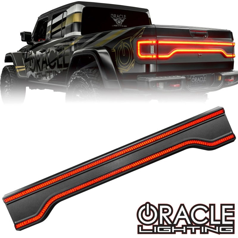 2020-2023 Gladiator Racetrack Style LED Tailgate Light Tinted - View 6 | Dirty Garage
