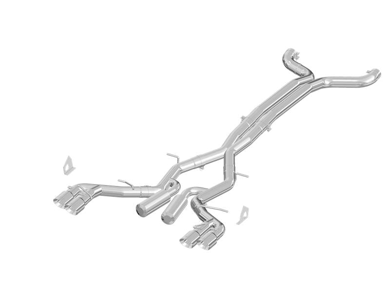 2016 Chevy Camaro 6.2L 3" Alum Race Dual Cat Back 4.5" Quad Dual Wall Tips - View 2 | Dirty Garage