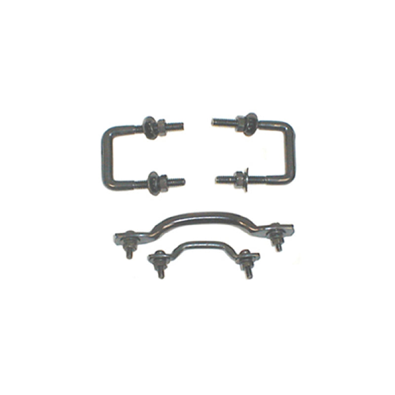 Rugged Ridge Windshield Tie Down Kit Black 55-95 Jeep CJ / Jeep Wrangler - View 2 | Dirty Garage