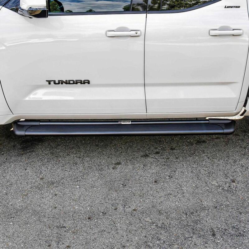 Universal Sure-Grip Series 79" Black Aluminum Running Boards- - View 10 | Dirty Garage