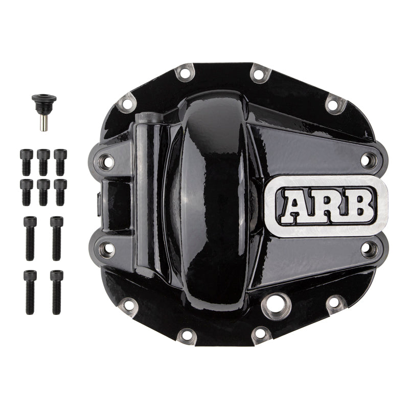 2018-2025 Bronco/Ranger/Gladiator/Wrangler Diff Cover Jeep JL Rubicon or Sport M220 Rear Axle Black - View 3 | Dirty Garage