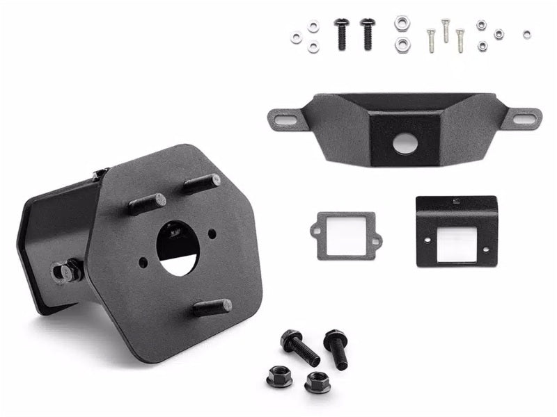 Rugged Ridge 20-24 Jeep Gladiator Wingmate Tire Mount & Camera Relocation Kit - Tex. Blk | Dirty Garage
