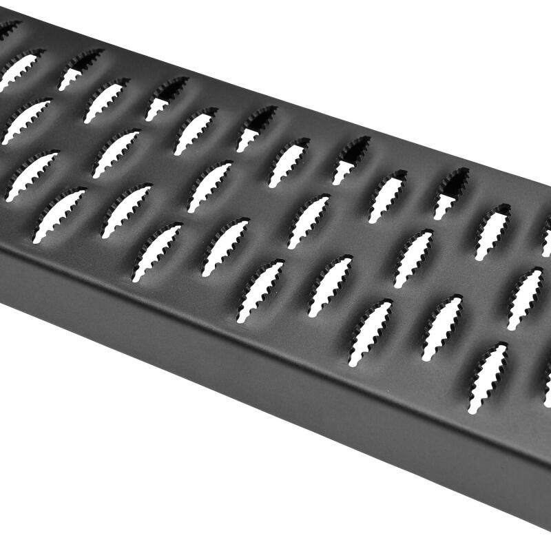 2006-2026 Ram 1500/HD Crew Cab Black 83" Grate Steps Running Boards - View 9 | Dirty Garage