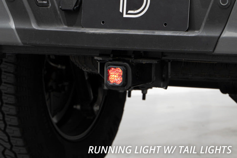 Universal C1R LED Pod Hitch Mount Reverse Kit - View 2 | Dirty Garage