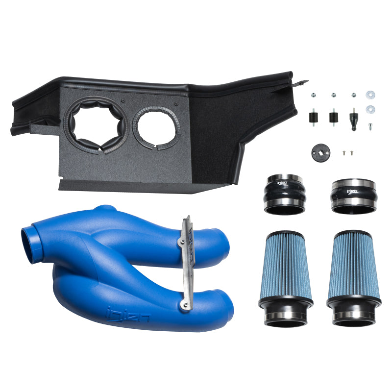 2015-2025 3.5L F-150 Twin Turbo PF Cold Air Intake System Race Blue - View 6 | Dirty Garage