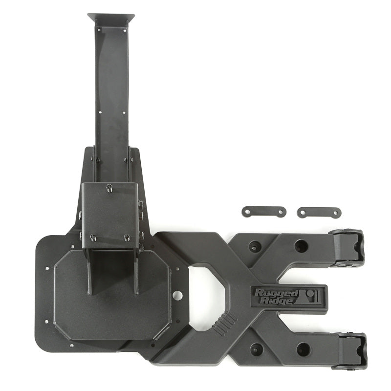 Rugged Ridge Spartacus HD Tire Carrier Kit 07-18 Jeep Wrangler - View 2 | Dirty Garage