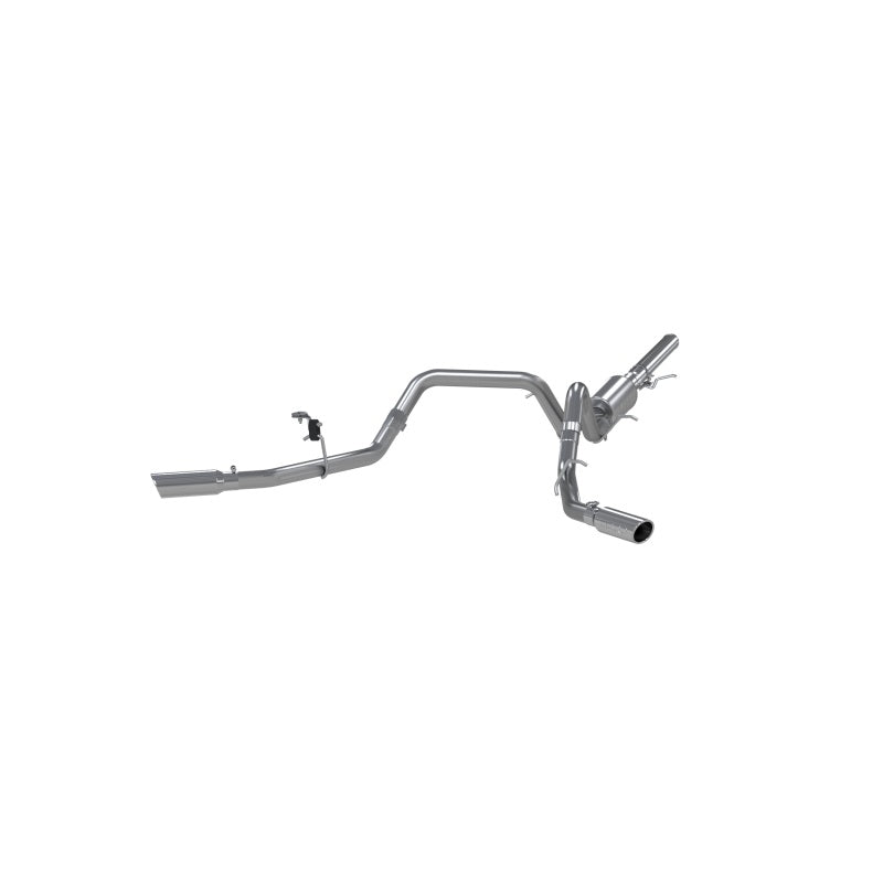 2014-2023 GM 3" Dual Split Side Aluminum Cat Back Exhaust - View 3 | Dirty Garage