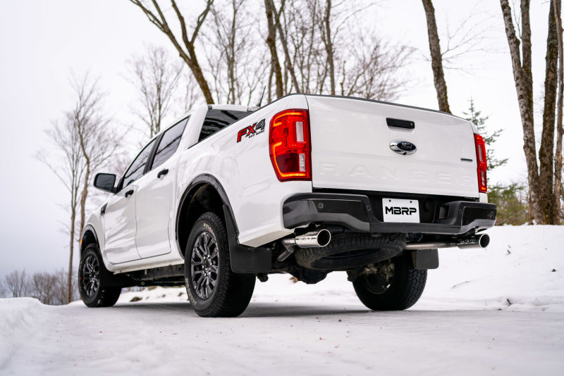 2019-2020 Ranger 2.3L 3 Dual Split Rear Exit 4 Tips AL Cat Back - View 4 | Dirty Garage
