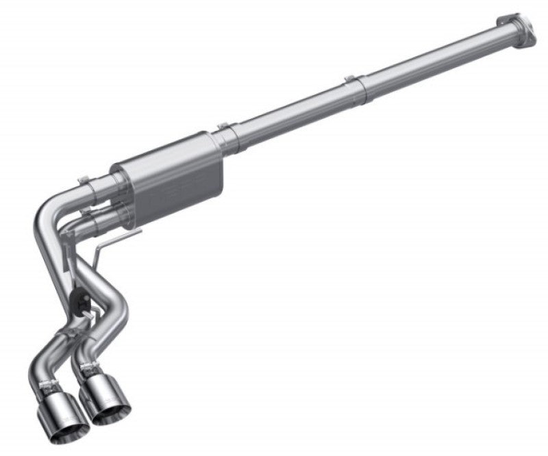 2021 F-150 3" Cat Back Single Side Exit Alum - View 7 | Dirty Garage
