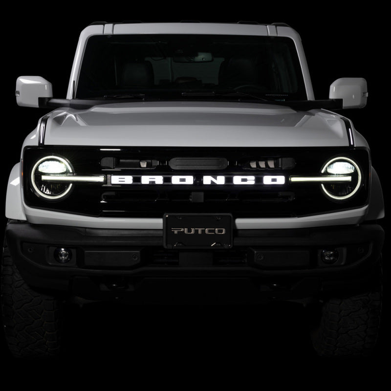 2021-2023 Bronco Luminix LED Grille Emblem - View 3 | Dirty Garage