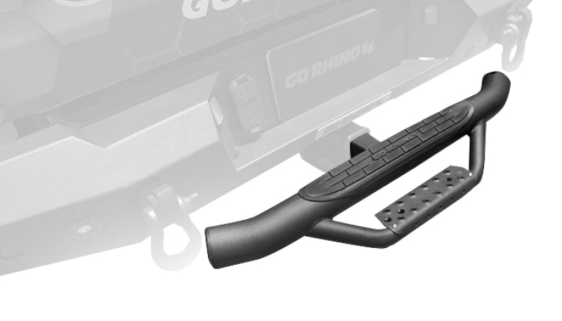 Go Rhino Dominator Hitch Step - Black - View 10 | Dirty Garage