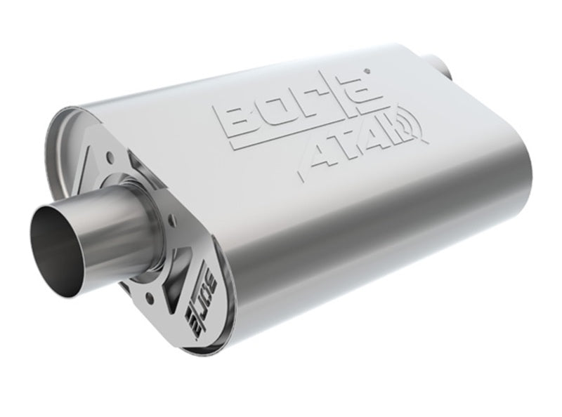 Borla CrateMuffler LS3 ATAK 2.25in Offset/Offset 14inx4.35inx9in Oval Muffler - View 3 | Dirty Garage