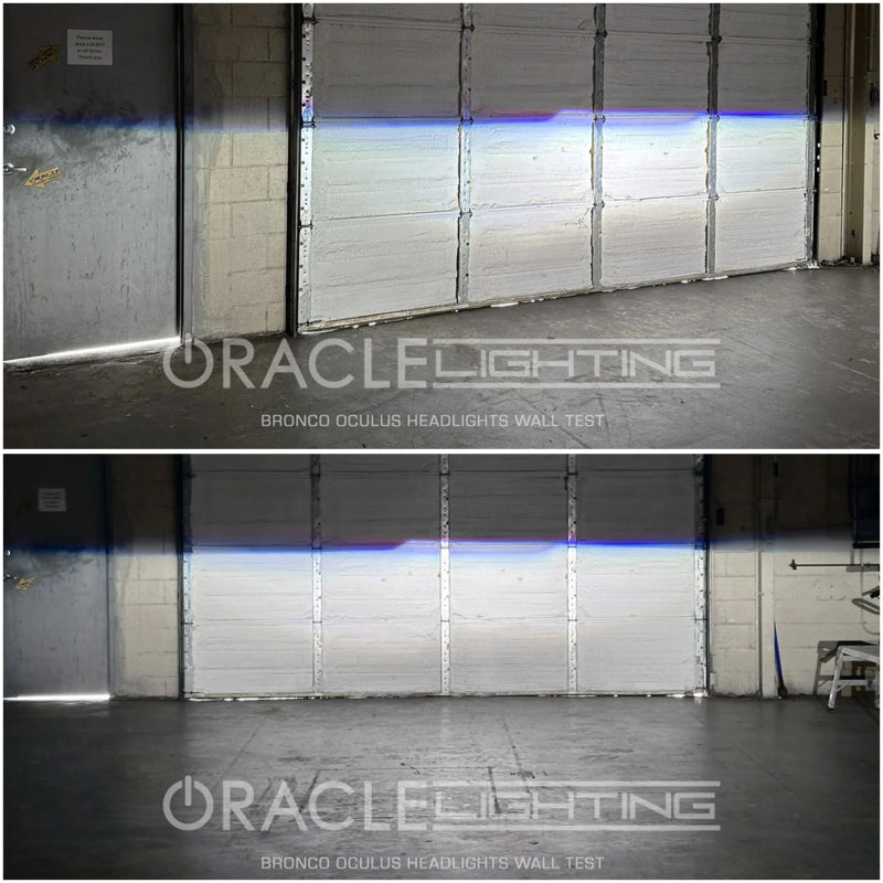 Oracle 2021+ Ford Bronco Oculus Bi-LED Projector Headlights w/ Heated Lenses - View 6 | Dirty Garage