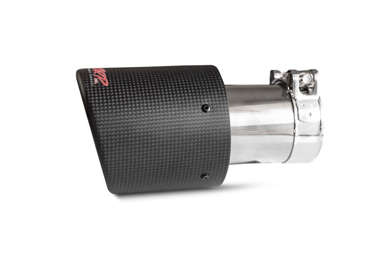Universal Carbon Fiber Tip 4" OD 2.5" Inlet 7.7" L | Dirty Garage