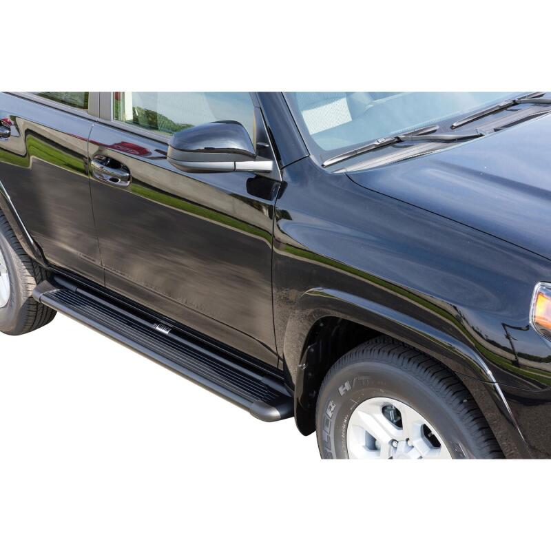Universal Sure-Grip Series 72" Black Aluminum Running Boards - View 4 | Dirty Garage